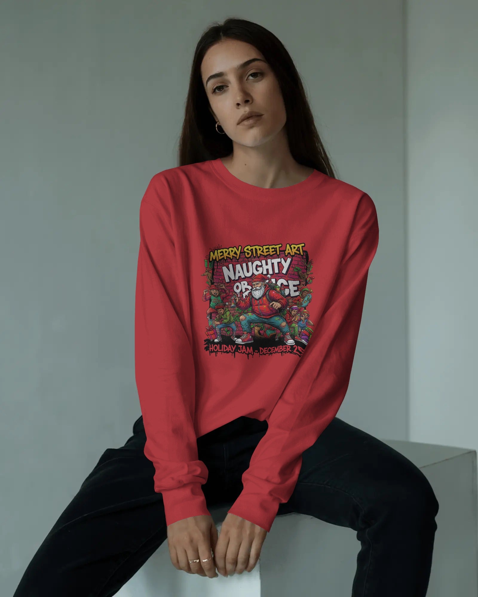 Naughty or Nice Holiday Sweatshirt