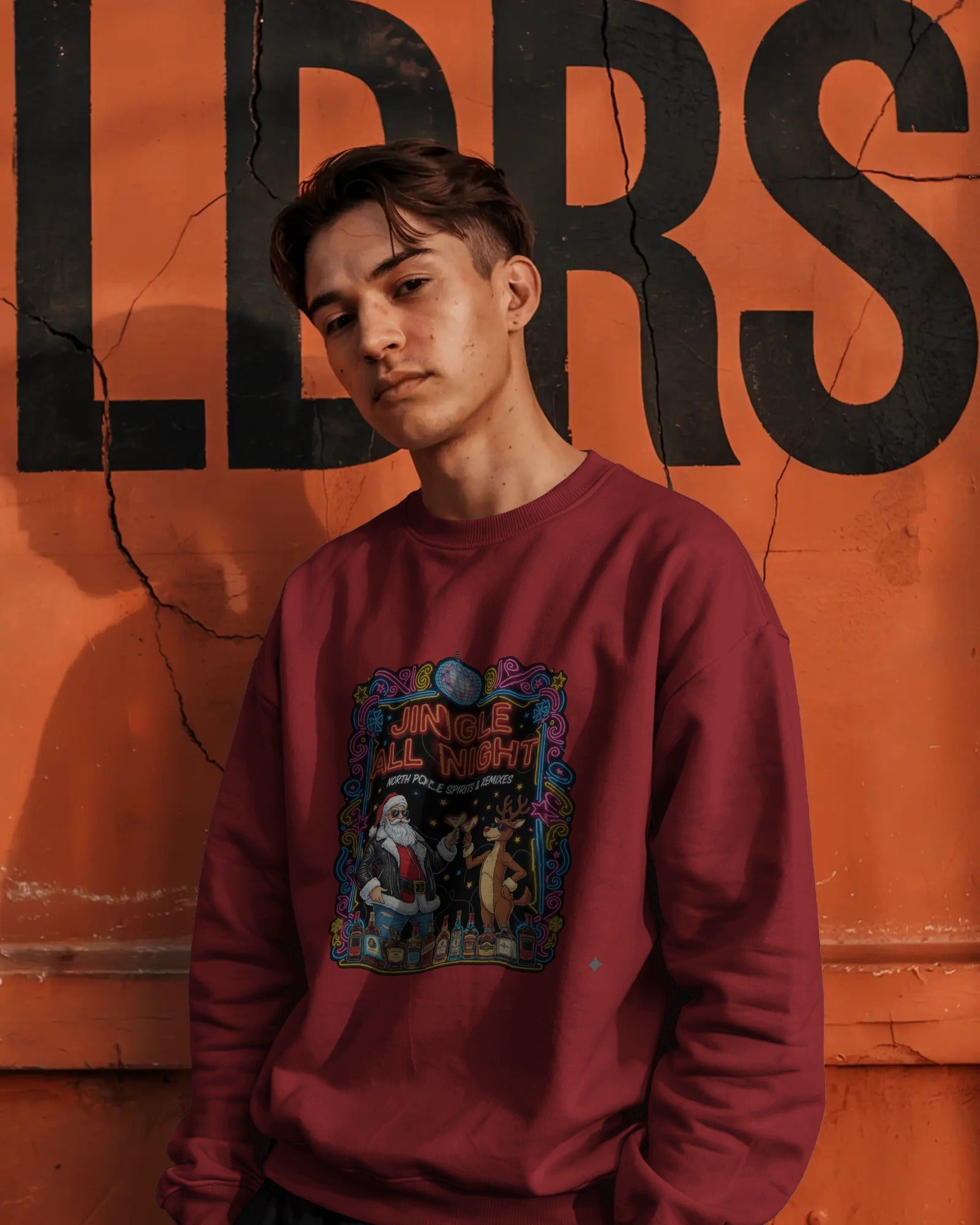 Jingle All Night Christmas Sweatshirt