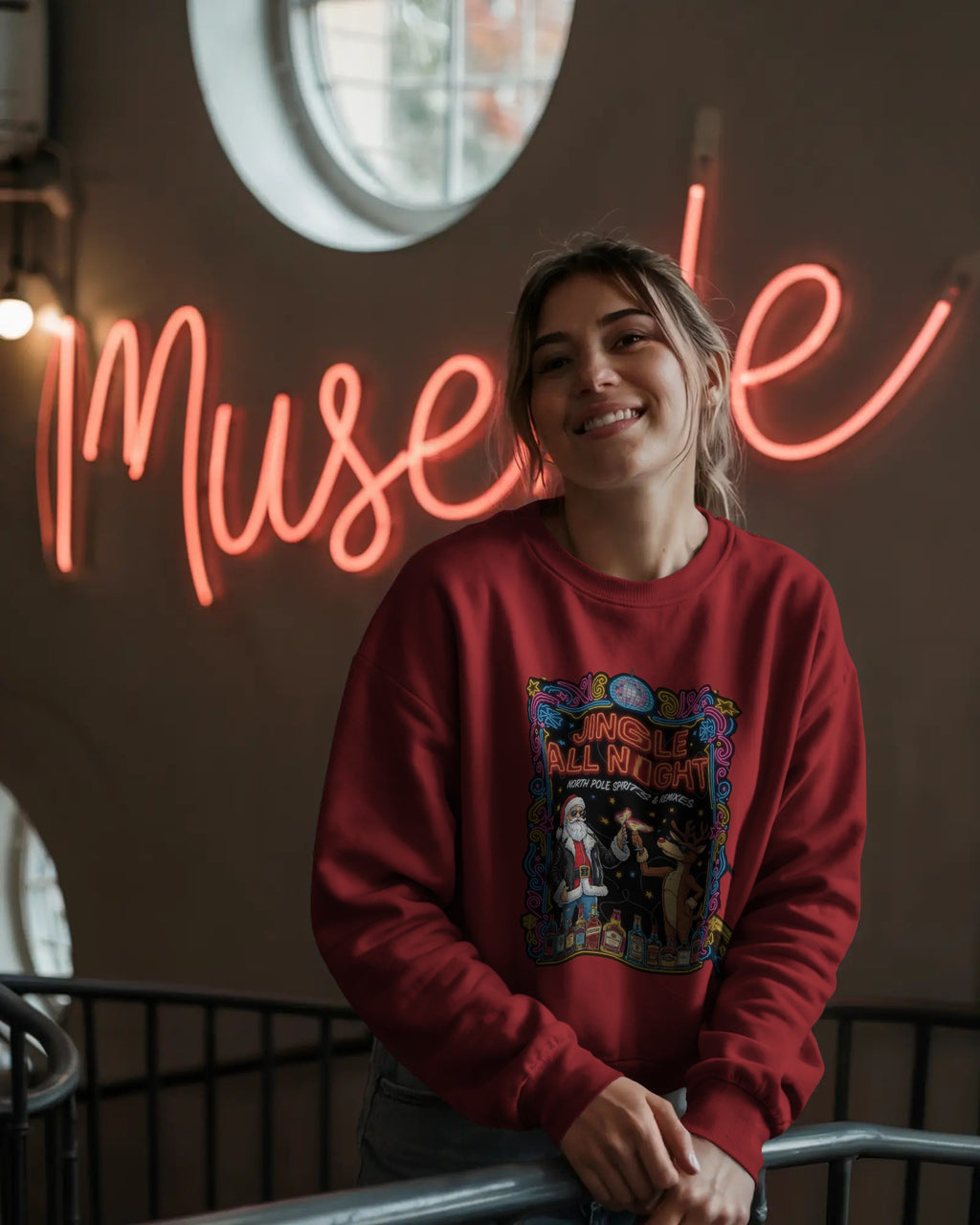 Jingle All Night Christmas Sweatshirt