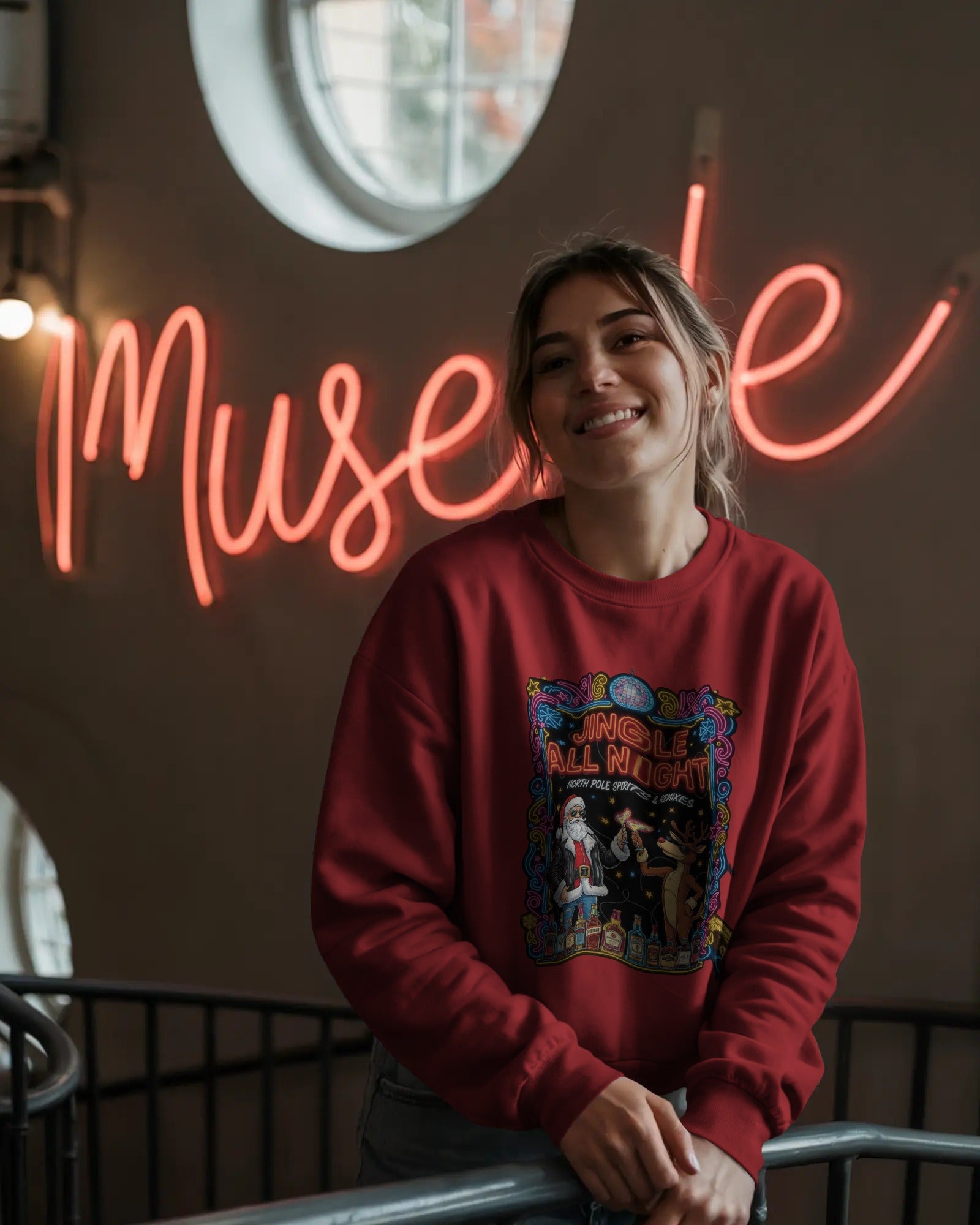 Jingle All Night Christmas Sweatshirt