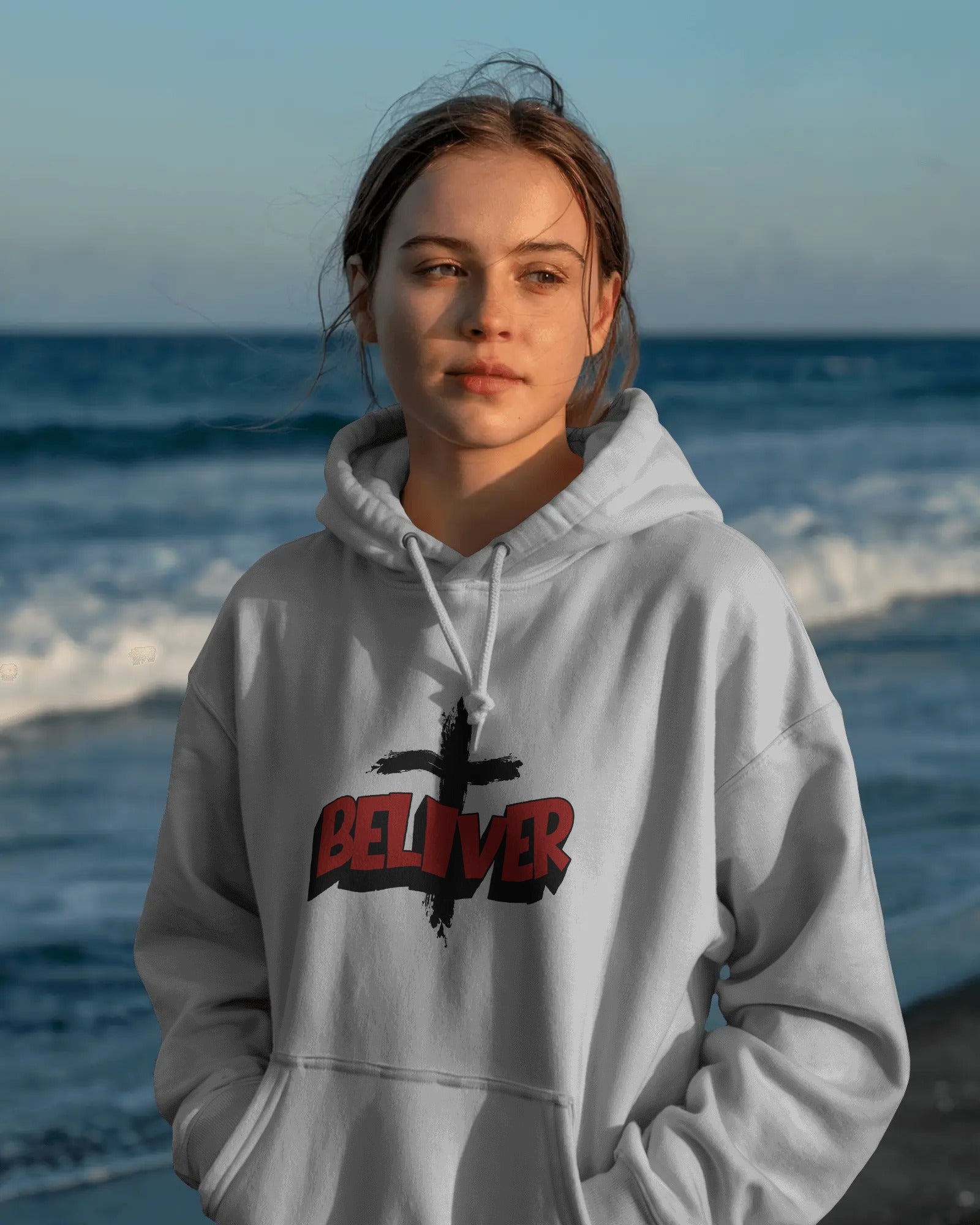 Believer Cross Hoodie