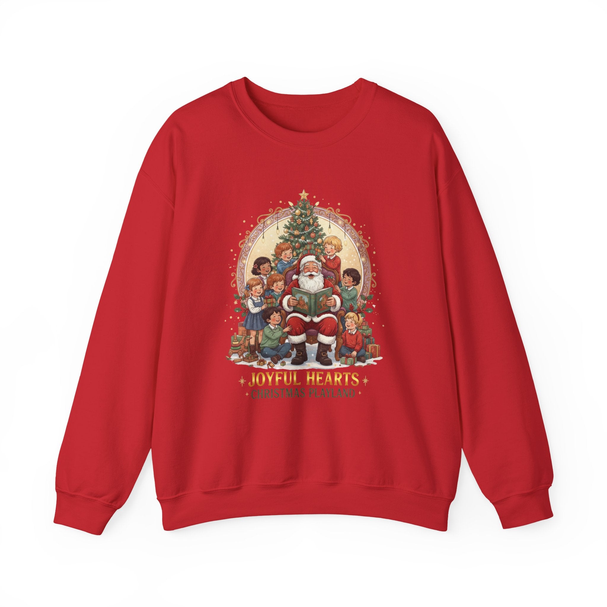 Christmas Joyful Hearts Sweatshirt